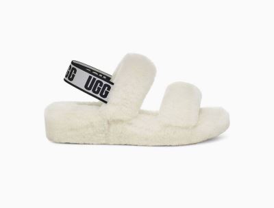 UGG Oh Yeah Womens Slides White - AU 825YL